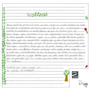 1arbol1vida - carta a la tierra alumno 6º-B